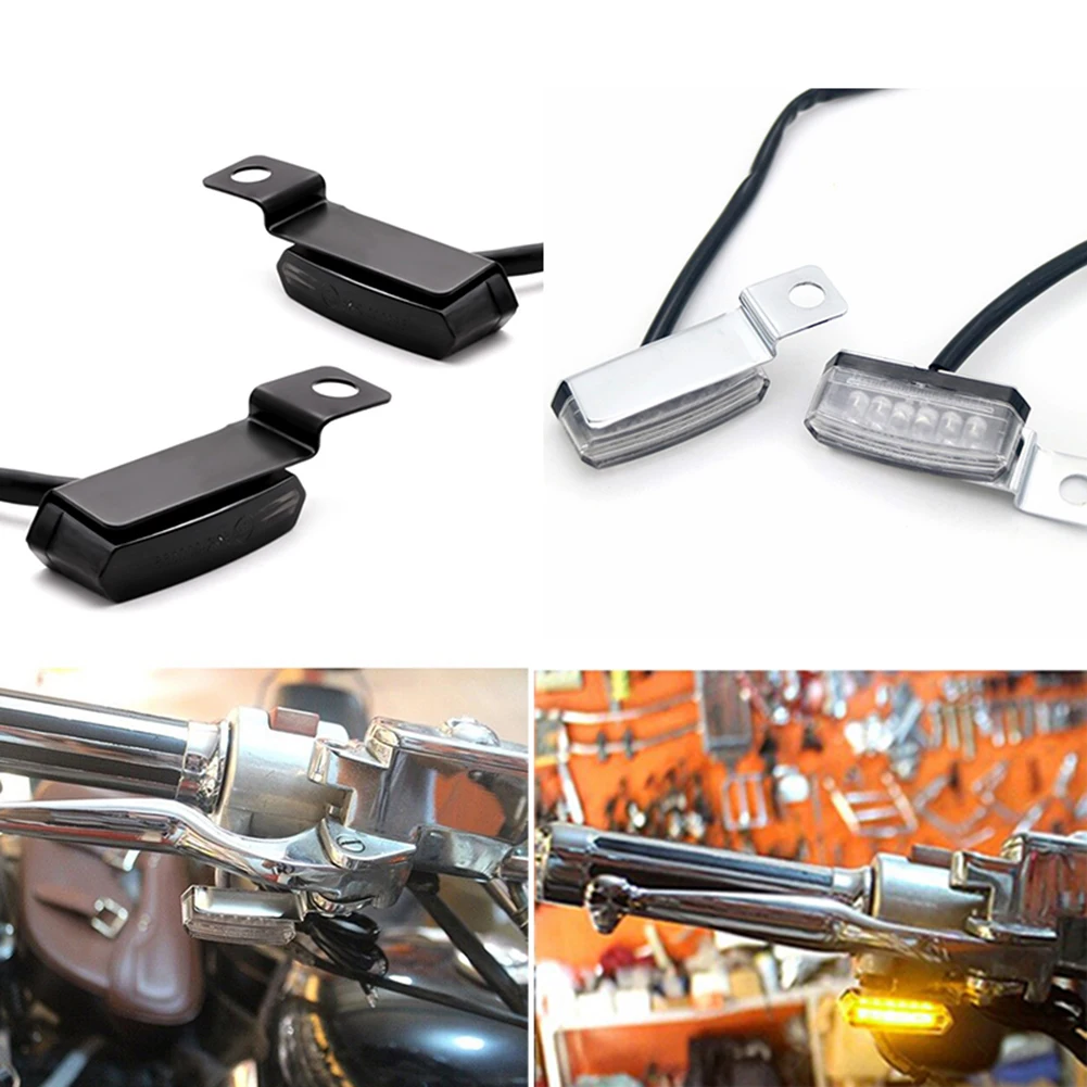 Светодиодный поворотник для мотоцикла миниатюрный светильник с мигающим