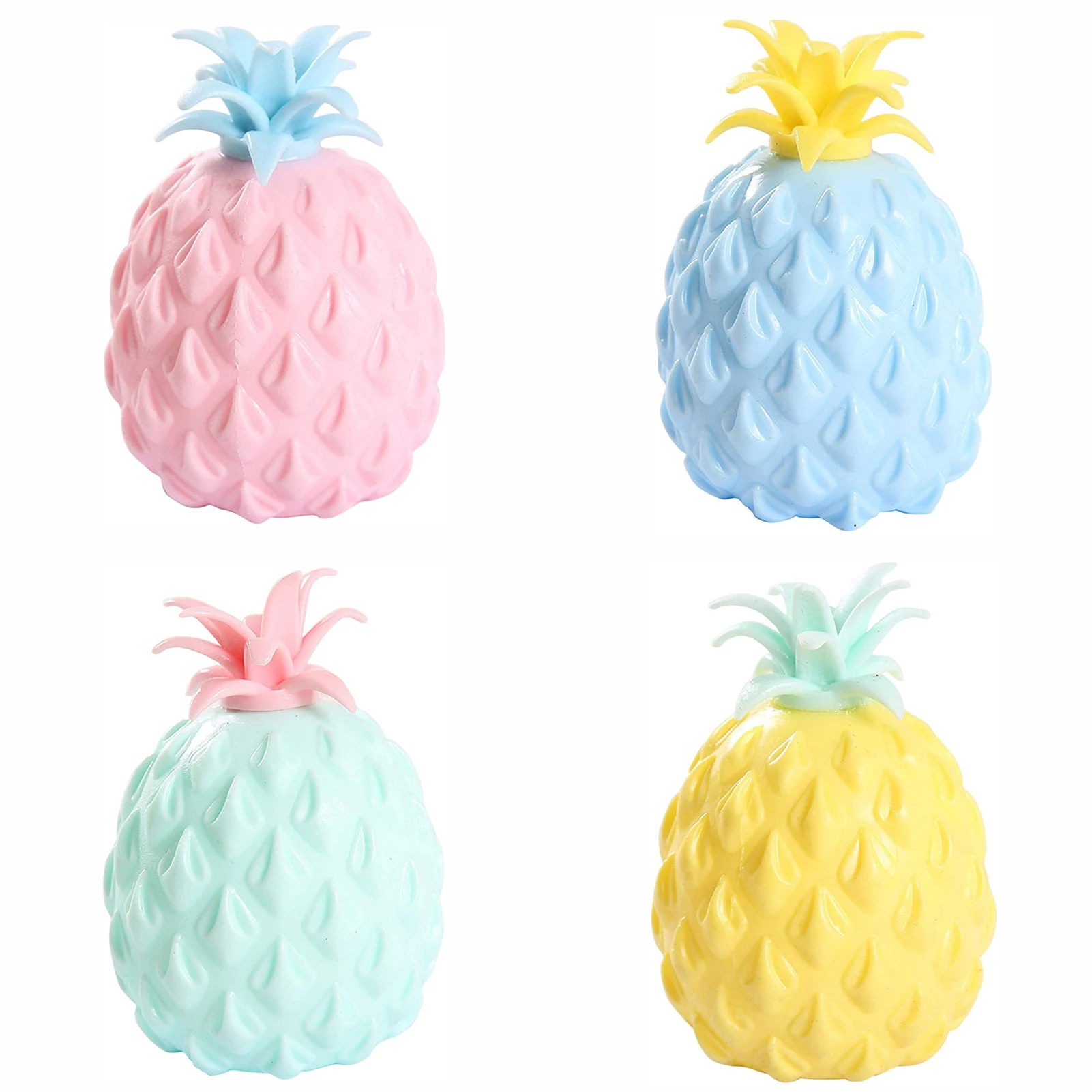 

Pineapple Stress Relief Ball Fidget Simple Dimple Hand Squeeze Toy Decompression Sensory Gift Adults Party Supplies