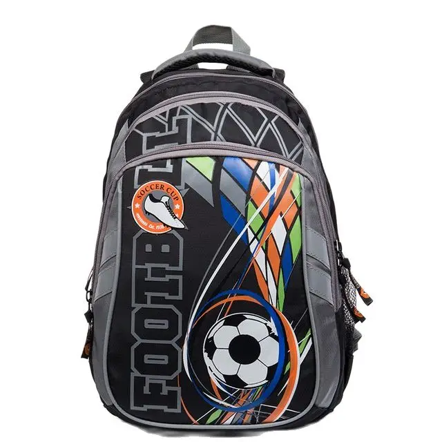 Primary Children School Backpacks for Boys School Bags Football Pattern Waterproof Orthopedic Knapsack Grade 1-6 Schoolbag