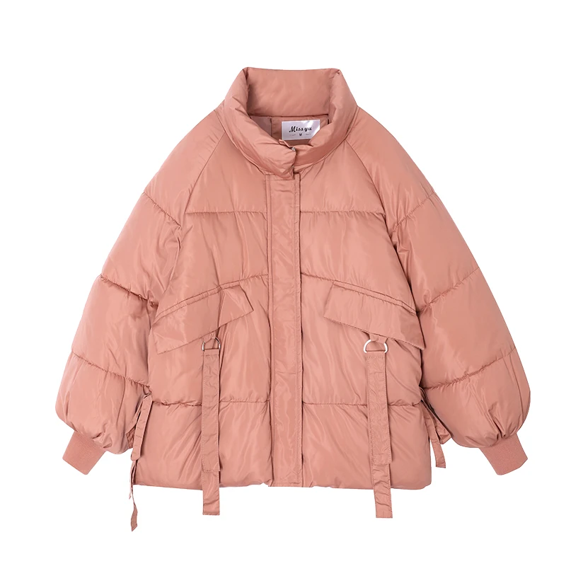 Новинка 2020 хлопковое платье женское короткое свободное зимнее пальто в