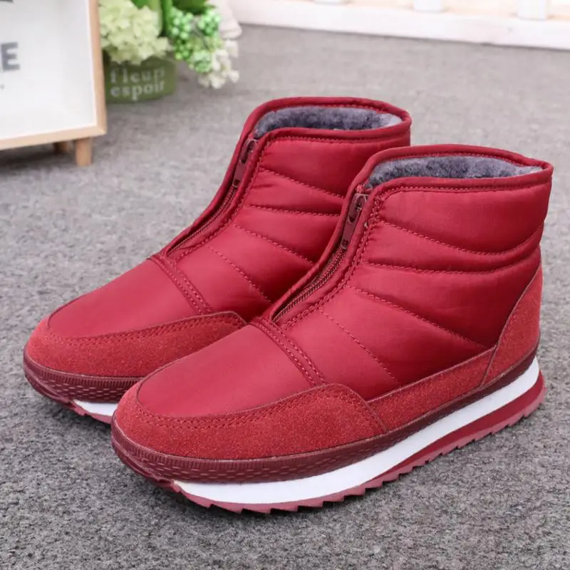 RIZABINA/женские зимние ботинки Новое поступление теплая зимняя обувь женские