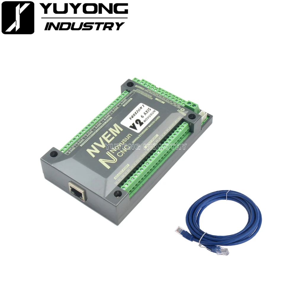 Ethernet-порт NVEM 3 4 5 6 Axis Mach3 карта управления 250 кГц для маршрутизатора с ЧПУ движением