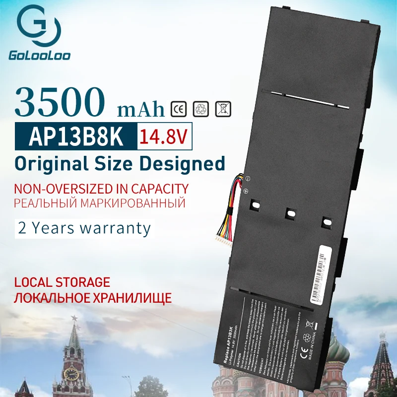 

Аккумулятор для ноутбука AP13B3K, 14,8 в, 3500 мА/ч, для Acer Aspire V5, R7, V5-572G, для Acer Aspire V5, R7, V5-573G, для Acer Aspire V5, R7, R7, AP13B3K, для Acer, Acer, AP13B3K, AP13B3K, V5, V5, V5, V5, V5, V5, V5, ...