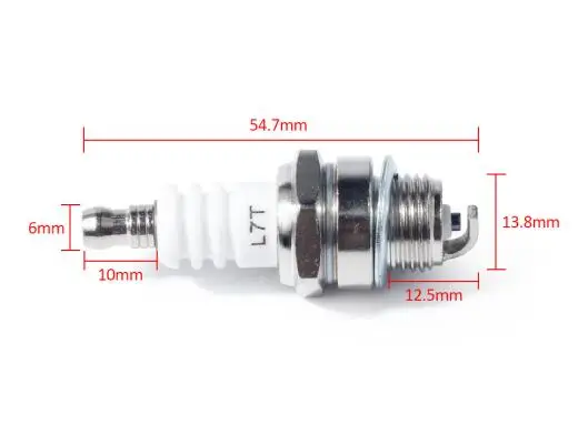 AZGIANT Свеча зажигания мотоцикла A7TC/D8TC BM6A/Z4C/F7TC/F5TC/CR8E/CR9E CR6E CR7E CR8E B8RTC CR9E B7c - Цвет: L7T L6TC same