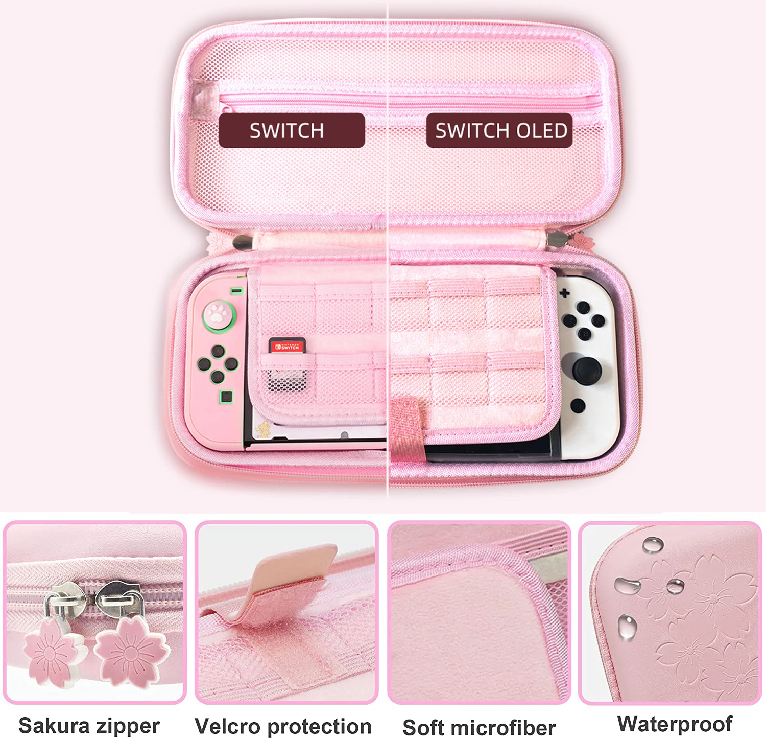 Новинка 2021 набор аксессуаров для переключателя OLED сумка хранения Жесткий Чехол