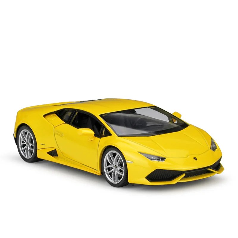 WELLY Модель автомобиля 1:24 Литой автомобиль Lamborghini Huracan спортивный игрушечный из