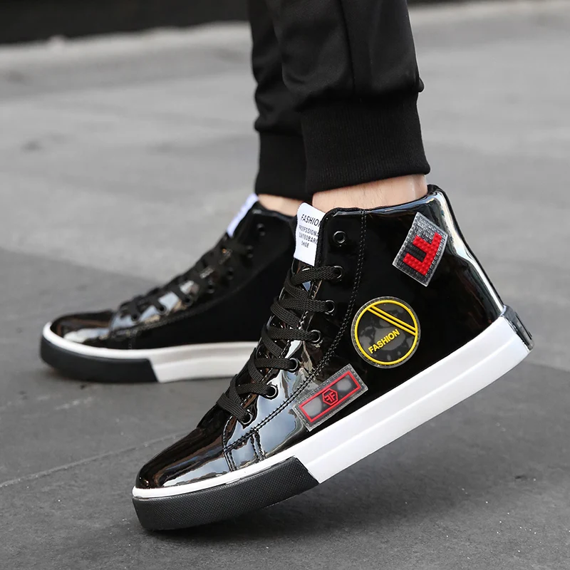 Winter Ankle boots Men Shoes luxury brand Fashion Leather Boots For Men Casual Waterproof Flat Male Shoes chunky Sneakers