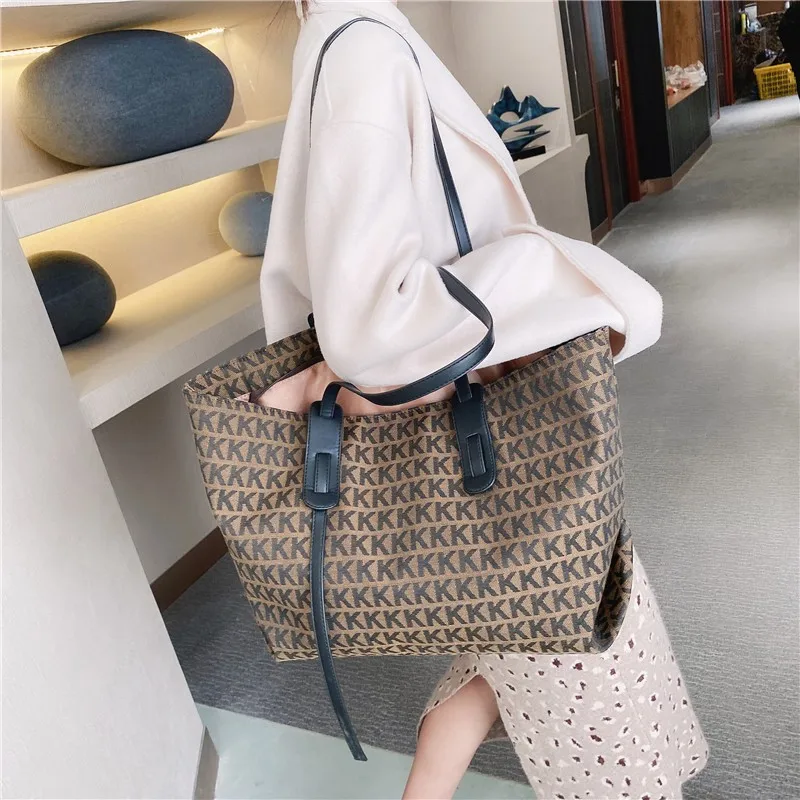 Luxury Brand Tote Bag Women Large Capacity Shopping Fashion Oxford Big Shoulder Shopper Handbags Designer Sac A Main New |