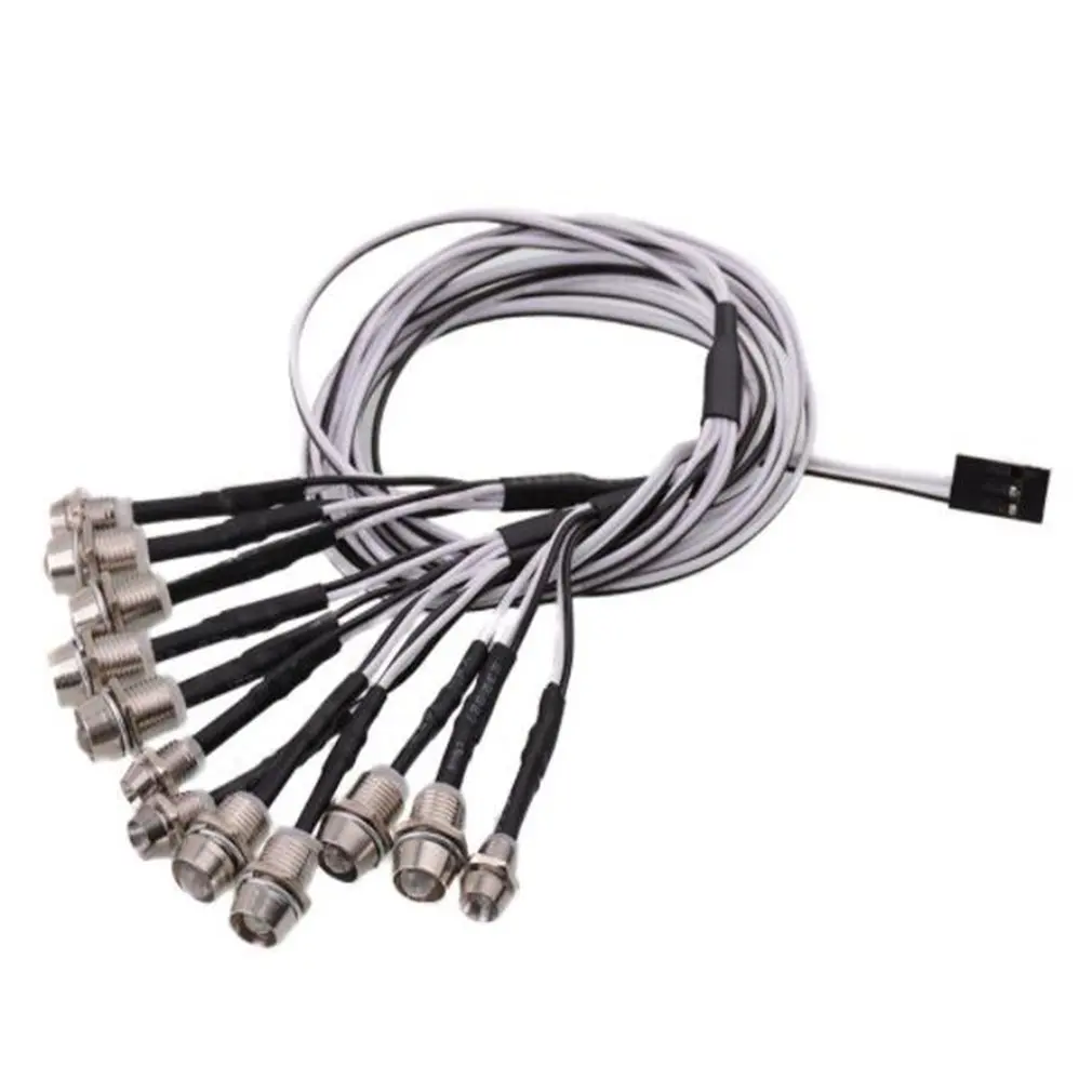 

12 светильник ильников s 70 см длина RC светодиодсветодиодный ночные фары s светодиодный мм светильник РА для модели дрифта гусеничного автомо...