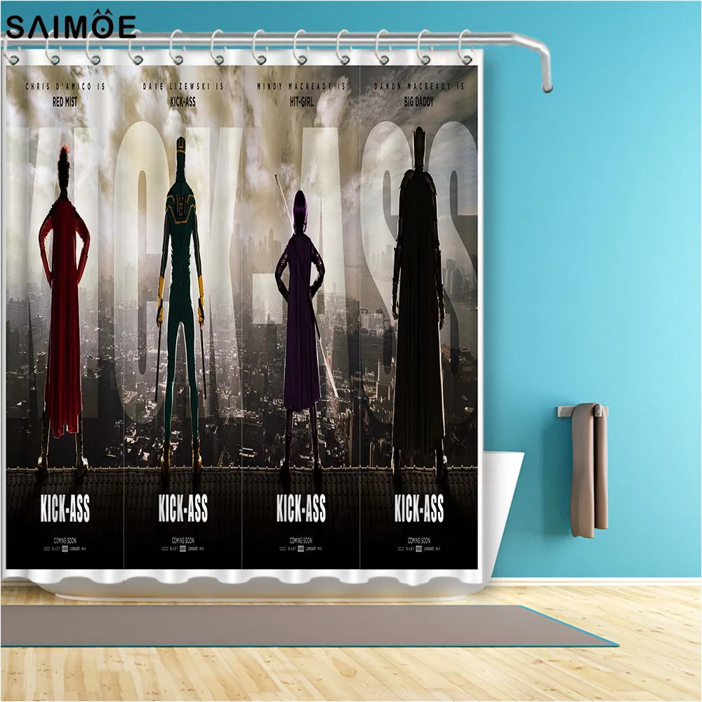 

Popular Nicolas Cage Shower Curtains Modern Star Waterproof Polyester Fabric Bathroom Curtains Home Decor Shower Sets