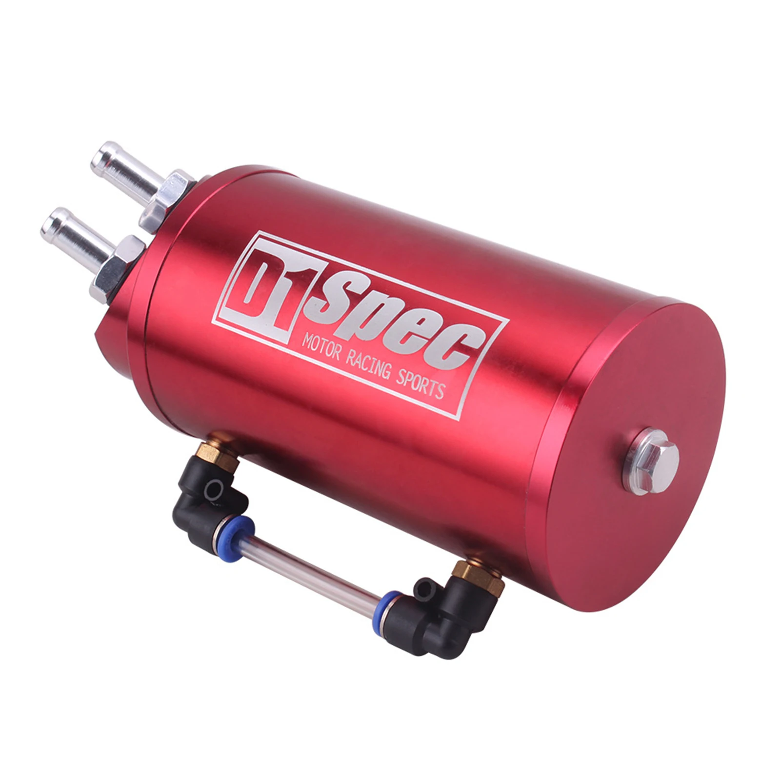 10mm 15mm hose fittings Car General Modified D1 Oil Breathable Catch Can Round Waste Gas Recover Pot Recycling Filter Tank | Автомобили и