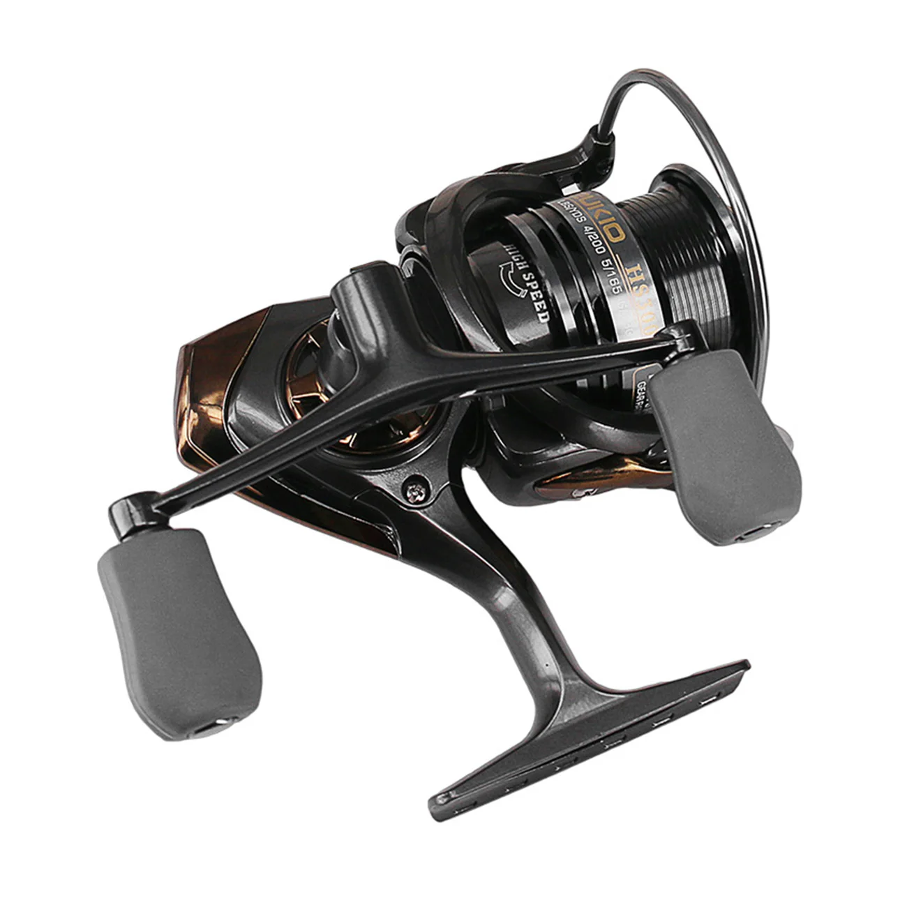 

DEUKIO 7.1:1 High Speed Ratio Spinning Reel Squid Fishing Reel Metal Body Spool Left Right Handle Fishing Spinning Wheel 5+1BB