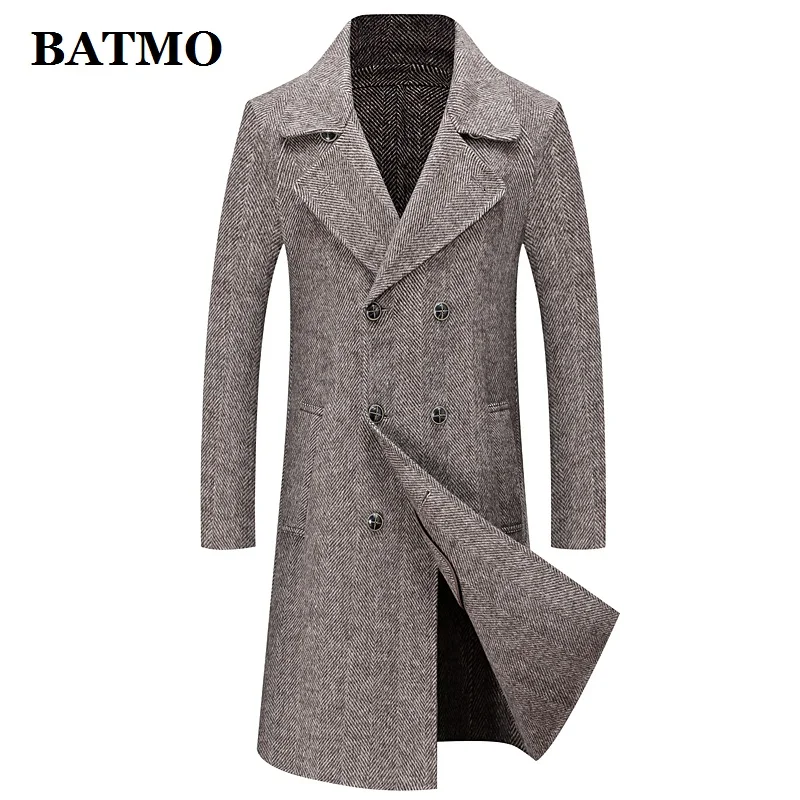BATMO 2021 Новое поступление Сезон осень зима Высокого качества 80% альпака двубортное
