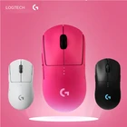 Оригинальная Беспроводная игровая мышь Logitech G PRO LIGHTSPEED RGB двойной режим с сенсором HERO 16K DPI профессиональная игровая лазерная мышь