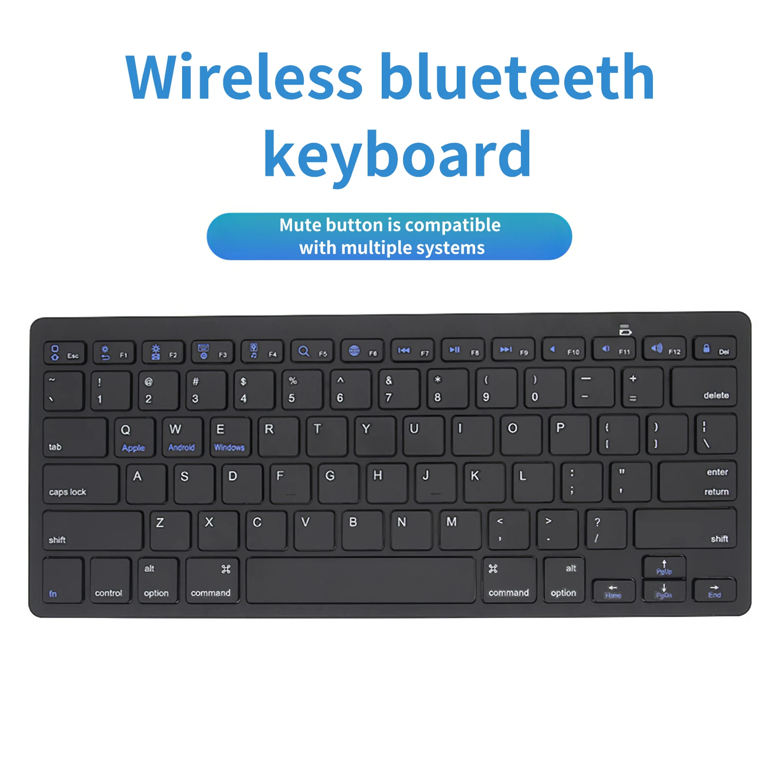 

Keyboard Bluetooth PC Laptop Computer Cordless Keyboard Tablet Keyboard For Mac For Windows 7 8 XP For Android High Quality
