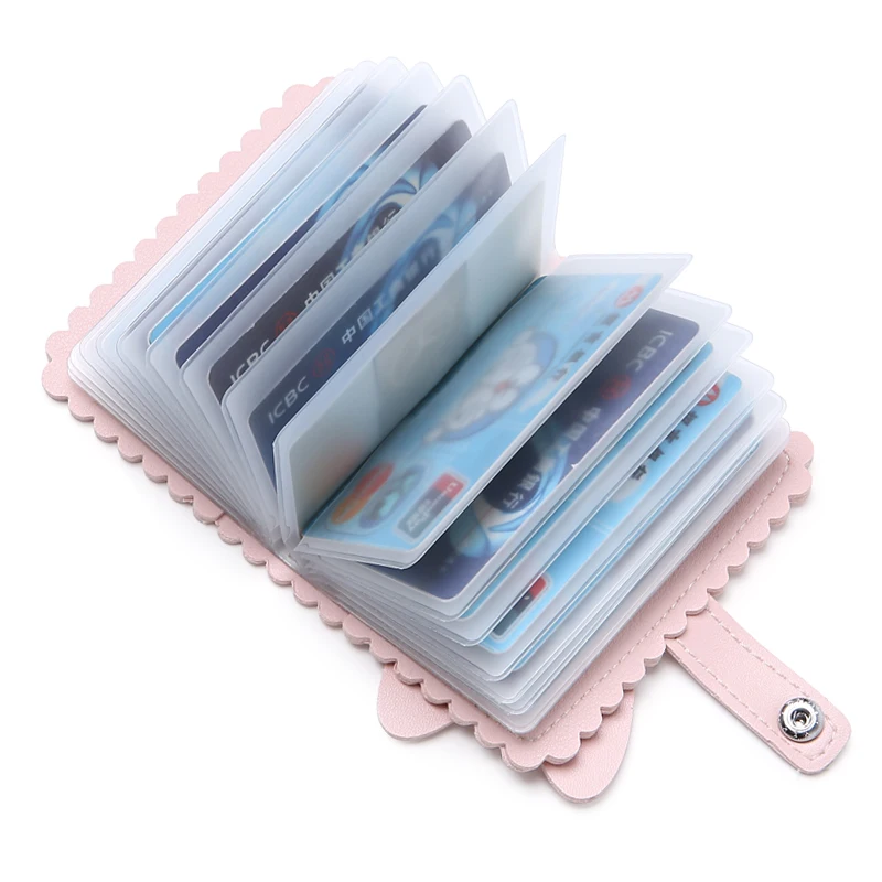 Женские милые заячьи ушки держатель для карт мини маленький многофункциональный