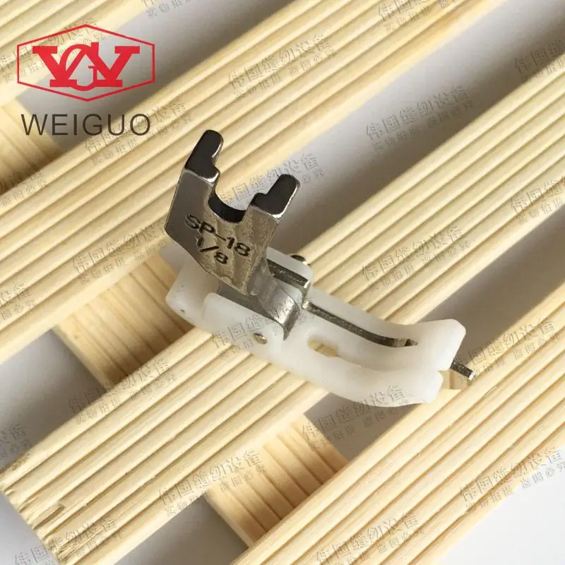 В нажимная лапка SP 18R правая защита края шпунт швейная машина кожаные ботинки на