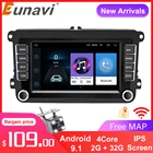 Автомагнитола Eunavi 2Din Android для VW Passat B6 CC Polo Golf 5 6 Jetta Tiguan Touran Skoda Octavia мультимедийный GPS Navi IPS экран