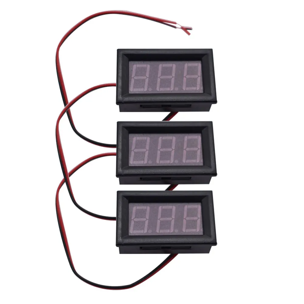 3 × DC 4 5 30 в синий светодиодный цифровой дисплей измеритель напряжения вольтметр