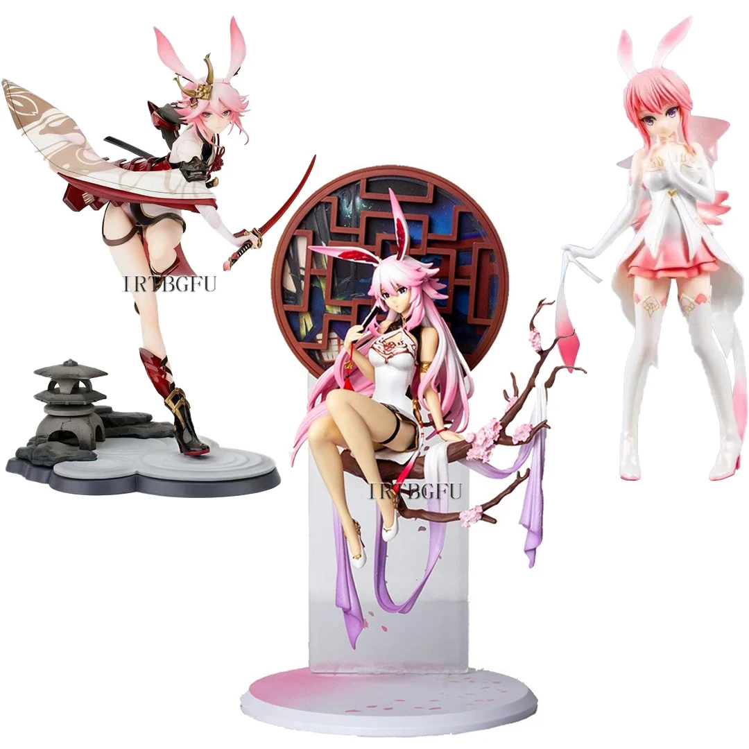 

ACG Game Honkai Impact 3 Figure Yae Sakura Cheongsam Wedding Dress PVC Action Figure Collection Combat Version Model Toy Doll