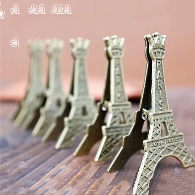 1 шт. Корея канцелярские Бизнес карты Стенд Винтаж Париж Эйфелева башня