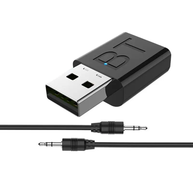 

2 в 1 беспроводной Bluetooth 5,0 приемник адаптер USB Bluetooth передатчик стерео аудио наушники адаптер для ТВ динамика автомобильный комплект