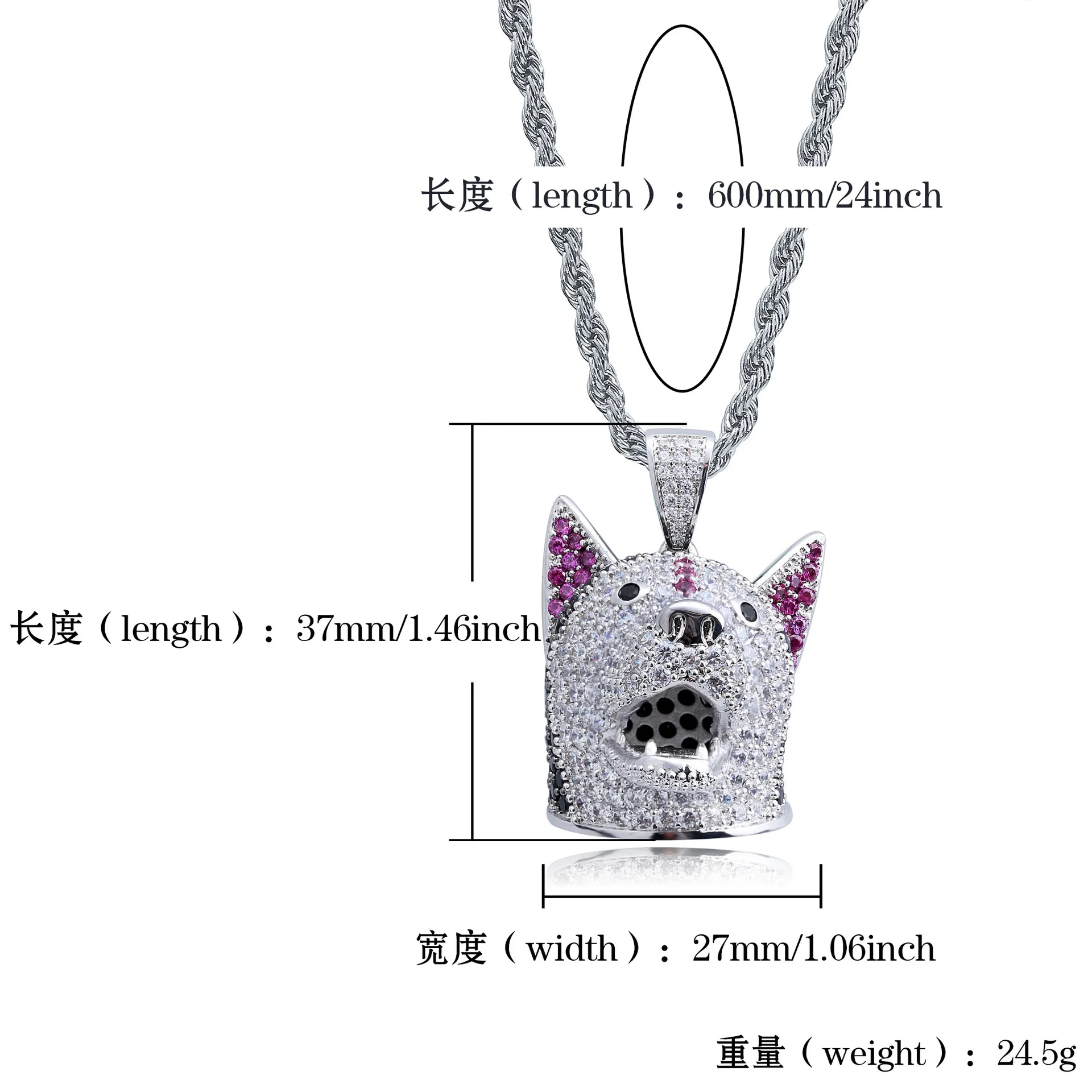 Черно белый кубический цирконий класса ААА + украшенный сверкающими стразами