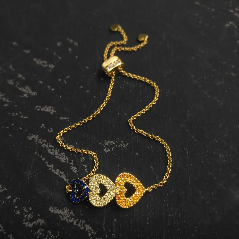 

S925 Silver Amour Letter Life Is Beautiful Bracelet toietmoi Heart-shaped Golden Bracelet Female Luxury Brand Jewelry For Women