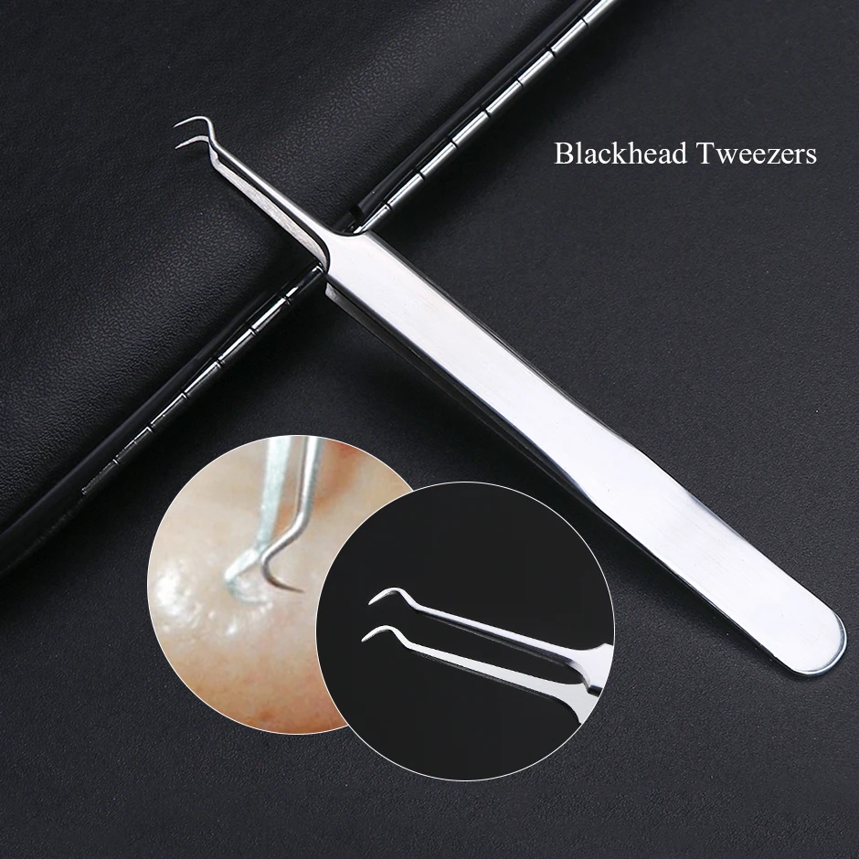 1 комплект средство для удаления черных точек экстрактор ухода за кожей лица иглы