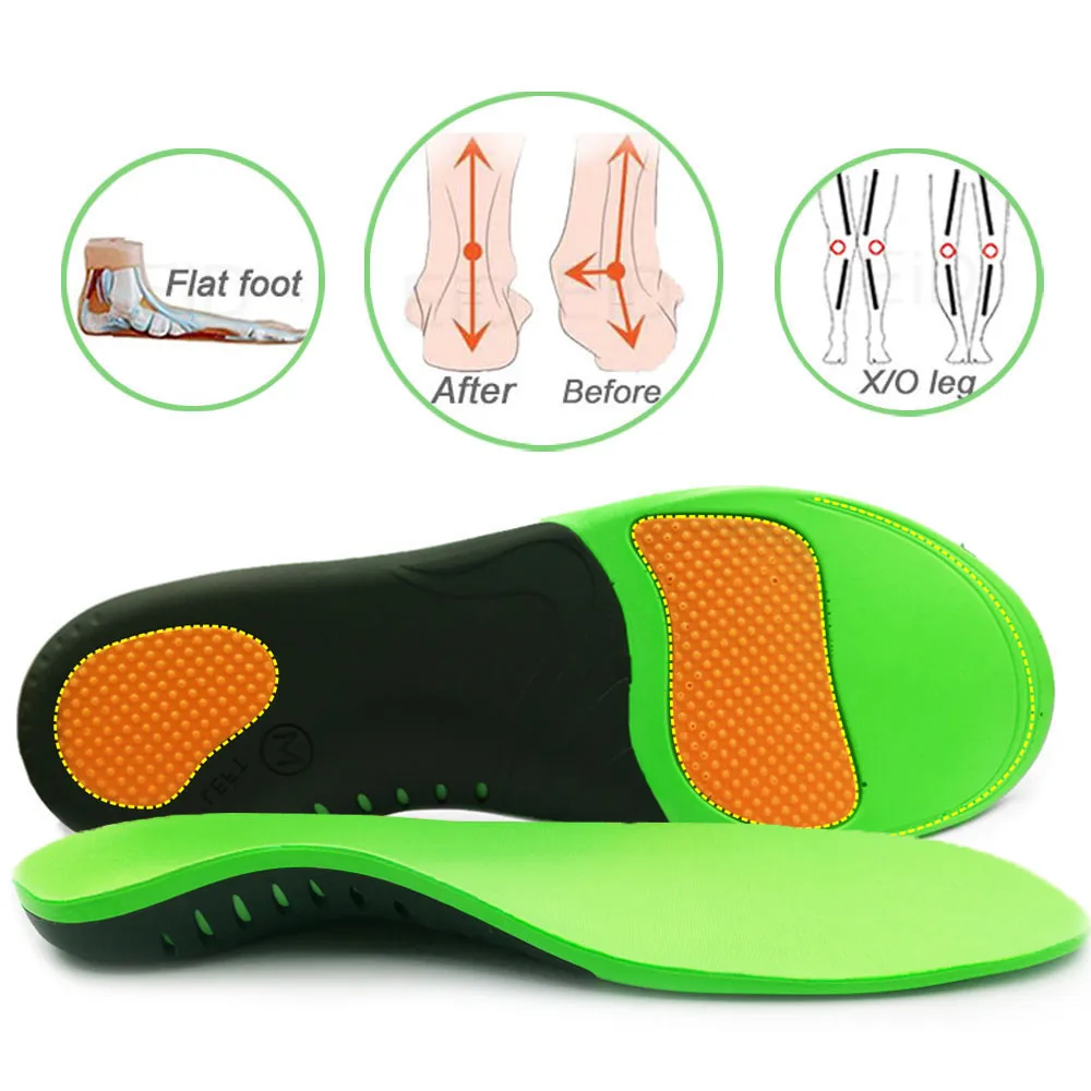 Женские ортопедические стельки для плоскостопия с поддержкой свода