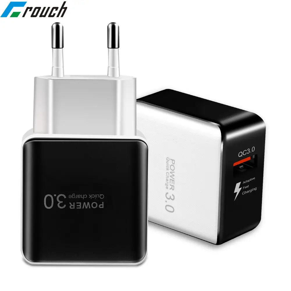 Быстрая зарядка 3,0 зарядное устройство для мобильного телефона USB дорожное настенное зарядное устройство адаптер умная Быстрая зарядка для iPhone 7 samsung Galaxy S8 Xiaomi