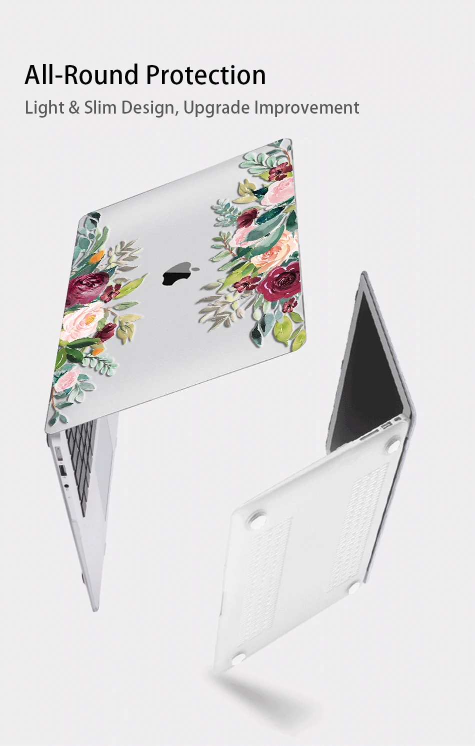 МТТ Акварель Цветы Crystal Case для Macbook Air 13 дюймов retina A1932 для apple macbook pro 13 15 Touch Bar A1989 A1990