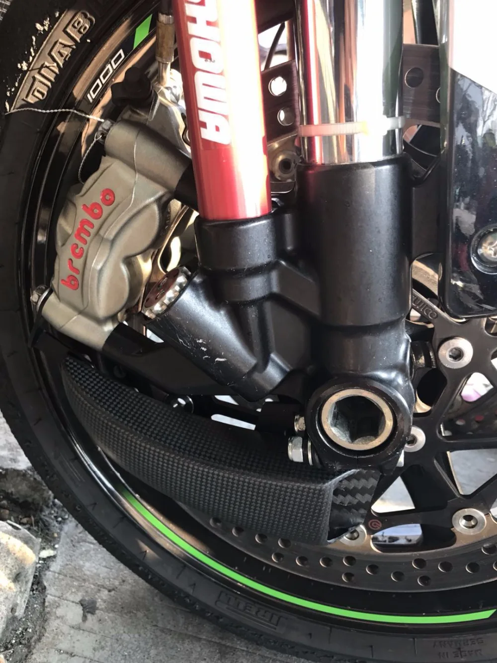 Для KAWASAKI CONCOURS 14 ZG1400A 2008-2018 2019 универсальная система охлаждения переднего
