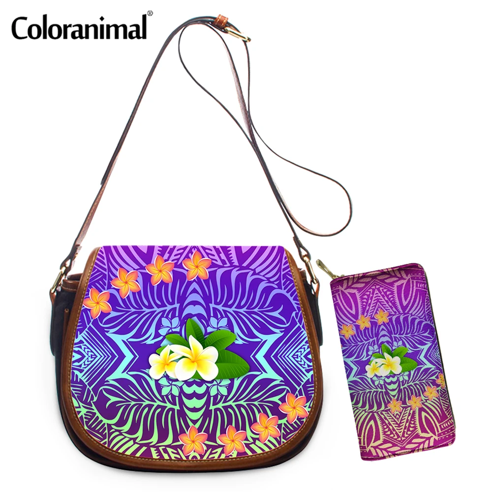 Coloranimal Новая мода для женщин 2 шт./компл. сумки и через плечо Чехол-бумажник в