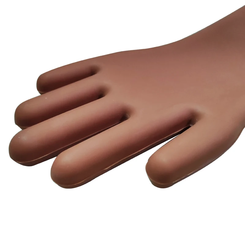 Прочные изолированные перчатки защитные удобные 1 пара резиновых 12kv 12000V