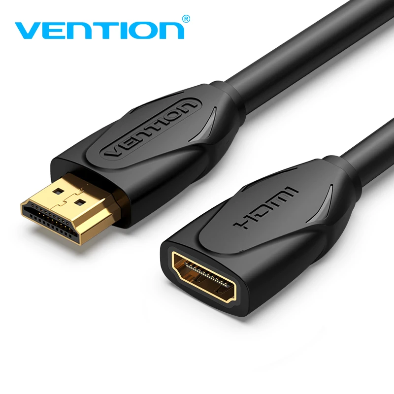 Vention HDMI удлинитель мужчин и женщин 1 м / 2 3 5 жк hdmi 4 К 3D 1.4 В микро расширенный кабель