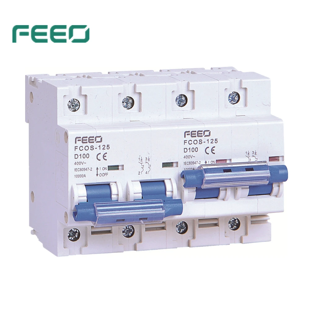 FEEO 2P + 125A AC Dual power ручной переключатель МТС блокировка автоматический выключатель