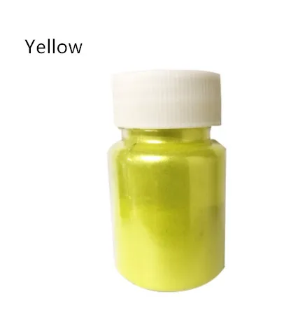 Yellow 15 г съедобный золотой порошок мусс торт помадка Макарон шоколадное украшение блестящий порошок серебряный жемчуг порошок цвет выпечки пыль - Цвет: Yellow