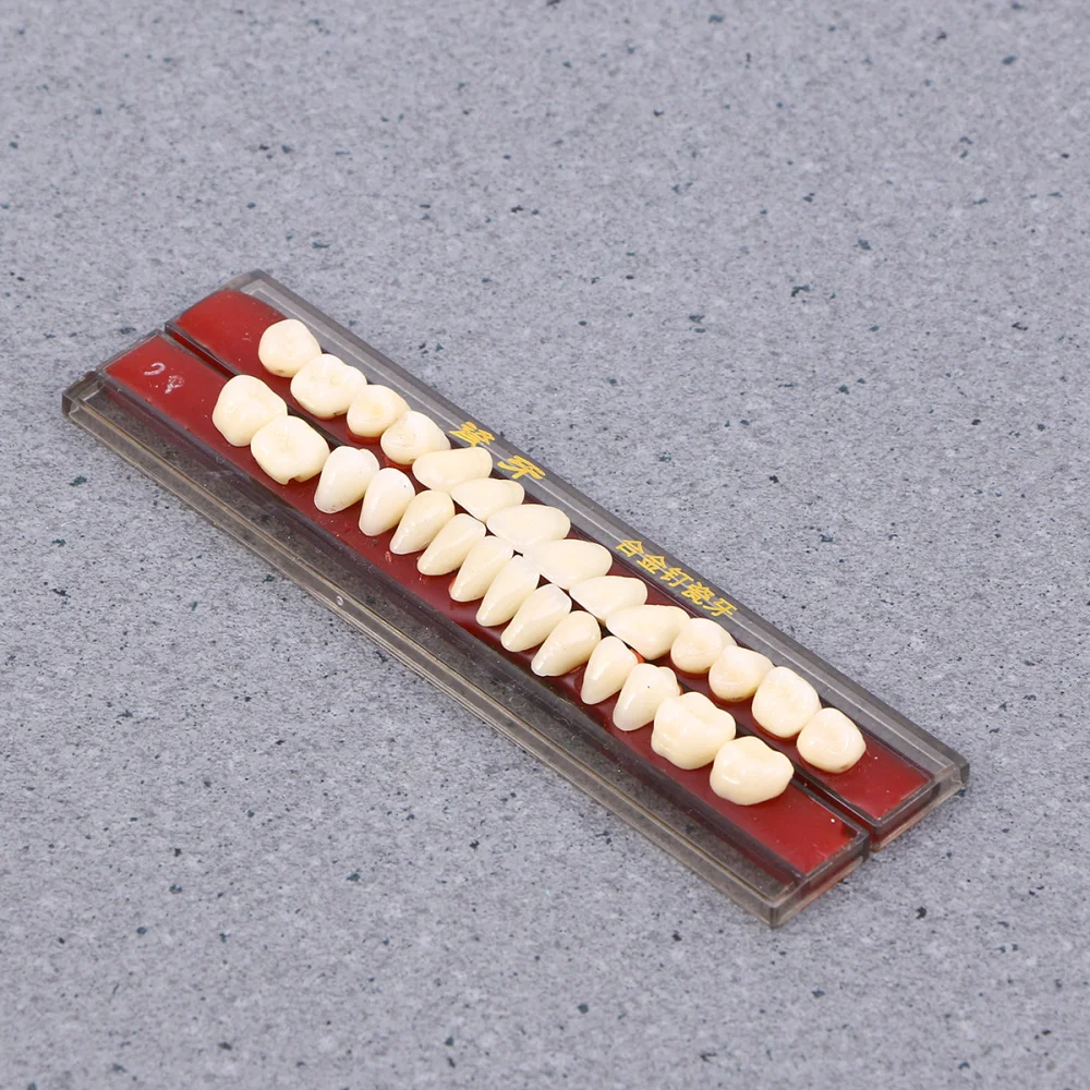 

1 Box Porcelain Tooth Oral Material Color Shade Guide Teeth Accessories (Second Grade 22#)