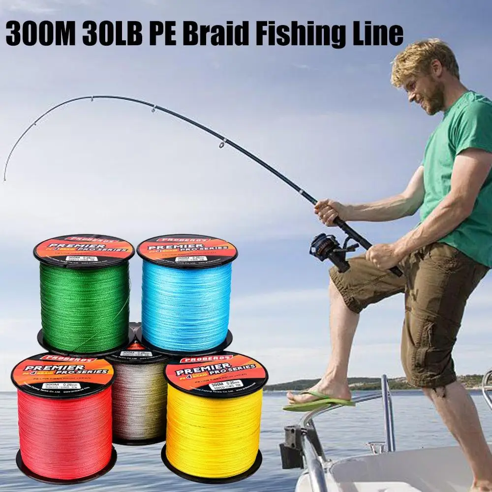 

Fishing Line Braided Fishing Line 300mSuper Strong Multifilament Fishing line Carp Fishing pesca 30lb/13.6kg/0.26mm/0.10inch