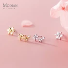 Modian прозрачными камнями милые крошечные Дейзи с рисунком 