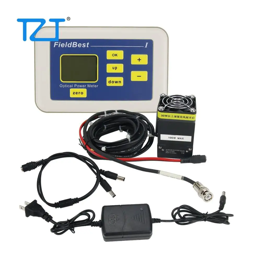 Измеритель оптической мощности TZT 10 мВт 100 Вт лазерный измеритель тестер высокой