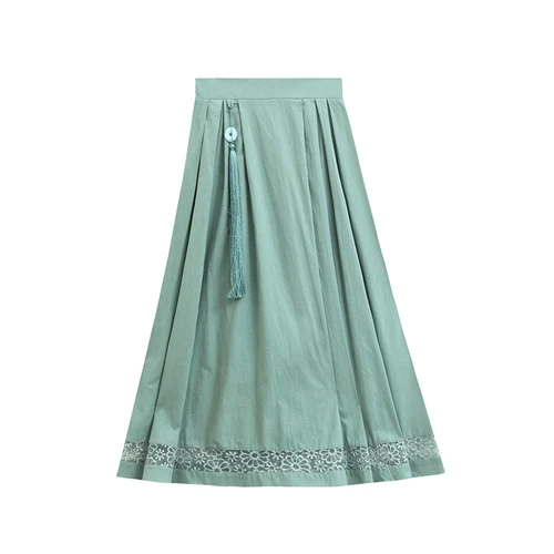 Модные свободные юбки новинка 2019 женская повседневная короткая трапециевидная