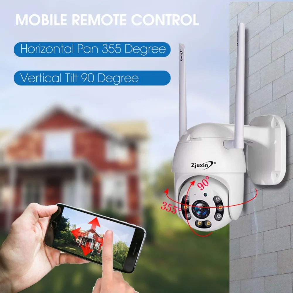 Full HD 1080P WiFi IP камера беспроводная Wi-Fi PTZ наружная скоростная купольная CCTV камера безопасности приложение ICSee поддержка двухстороннее аудио