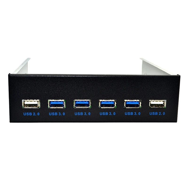 2 порта USB2.0 + 4 USB3.0 настольная Передняя панель оптические приводы Bay расширение для