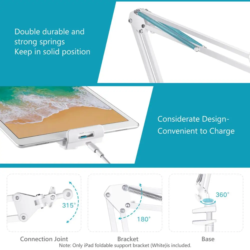 Neewer держатель для планшета подставка смартфона и накладные регулируемые руки iPad