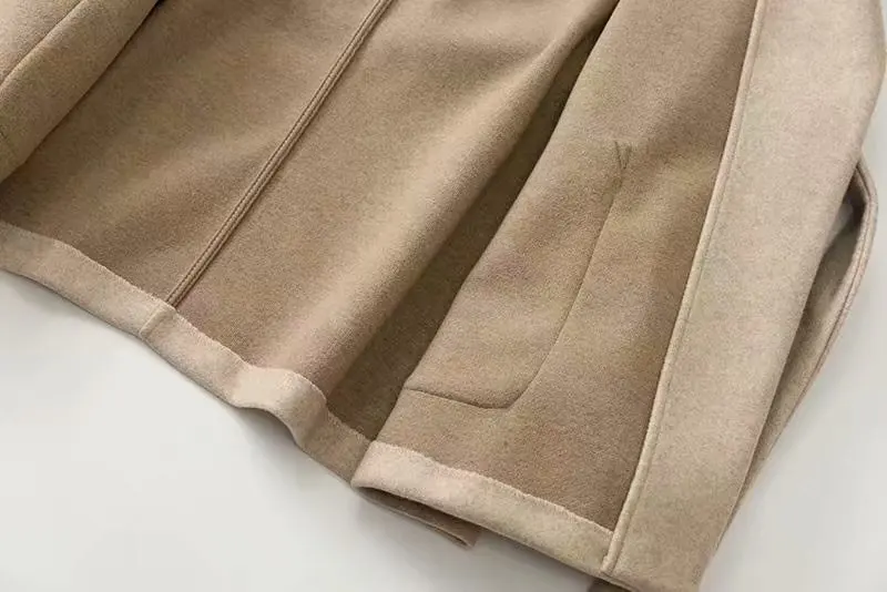 Женское шерстяное пальто элегантные модные женские бежевые куртки 2020 Женская