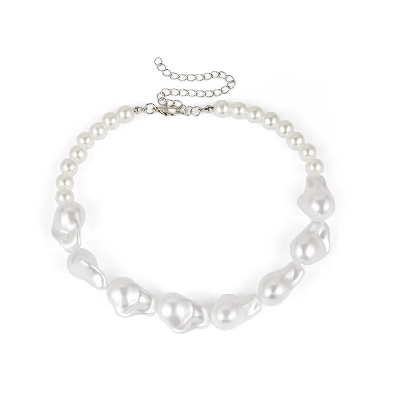 Vintage Baroque Pearls Chokers Necklace for Women Female Girls Chic Pearl Short Chain Necklaces Pendants Choker Fashion Jewelry | Украшения