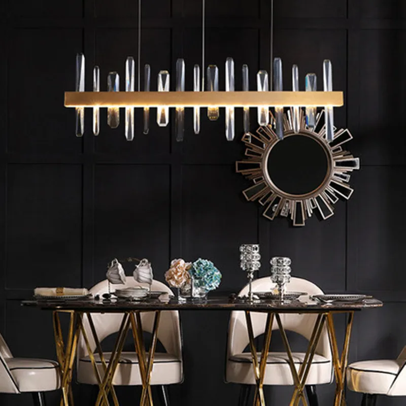 

Постмодерн Лофт роскошное кольцо светодиодная хрустальная люстра творческая атмосфера личность гостиная столовая подвесной светильник