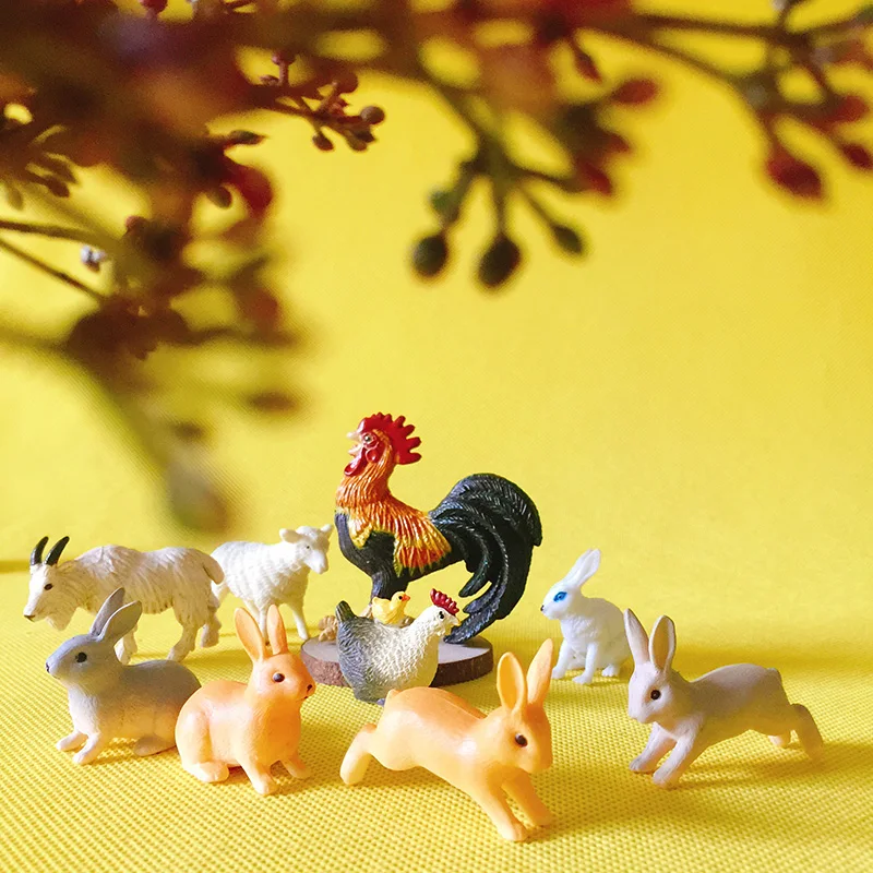 Курятник Коза овца кролик/Кукольный дом/миниатюрные/милый/Сказочный Садовый